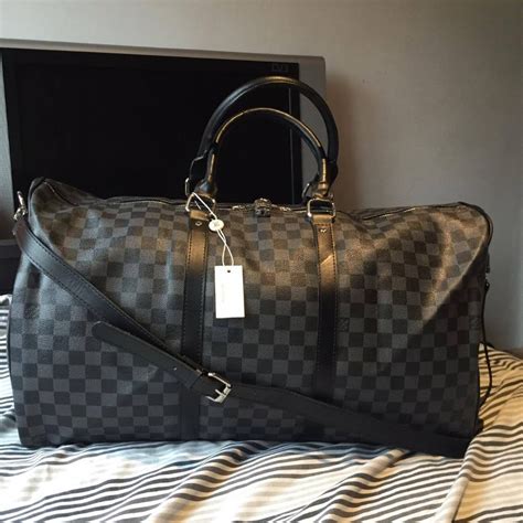 louis vuitton mens leather travel bag|louis vuitton weekend bag price.